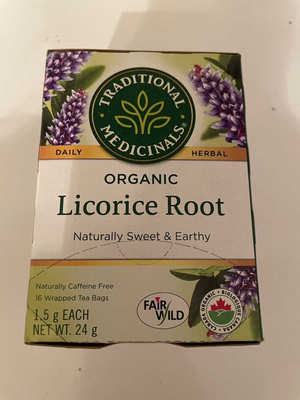 Traditional Medicinals Organic Licorice Root Herbal Tea